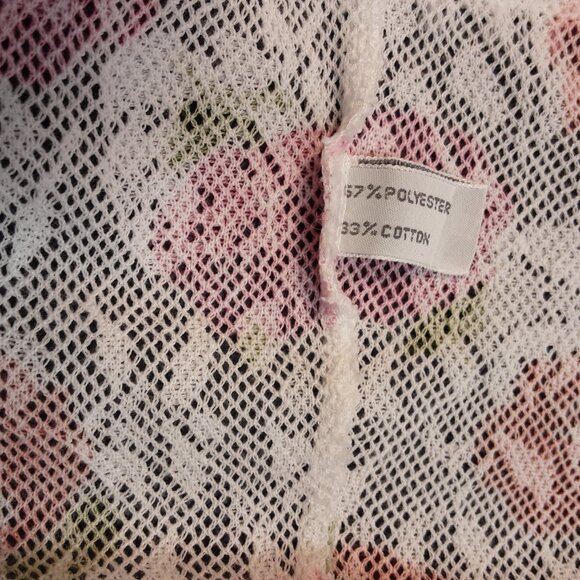 Vintage 1980s Swiss Hanro Lace Nightgown: Floral Romantic Slip - Size 44 - Picture 5 of 6